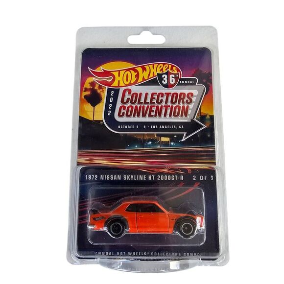 Hot Wheels 2022 Collectors Convention 1972 Nissan Skyline HT 2000GT-R 01055/6200 - Picture 1 of 10